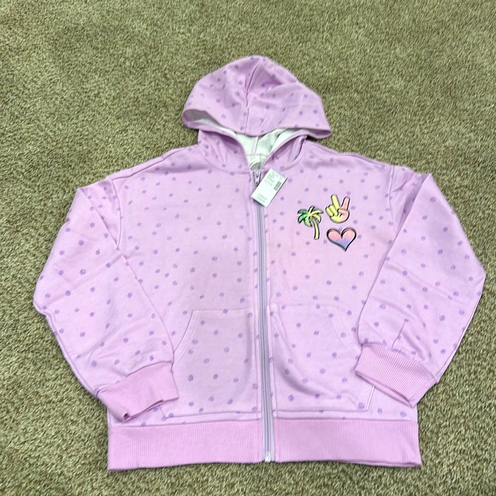 Evsie brand zip front hoodie. New with tag